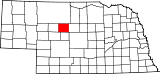 Ubicación del condado en NebraskaUbicación de Nebraska en EE.UU.