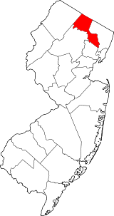 Ubicación del condado en Nueva JerseyUbicación de Nueva Jersey en EE. UU.