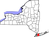 Ubicación del condado en New YorkUbicación de Nueva York en EE. UU.