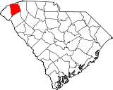 Ubicación del condado en Carolina del SurUbicación de Carolina del Sur en EE.UU.