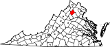 Ubicación del condado en VirginiaUbicación de Virginia en EE. UU.
