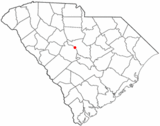 Ubicación en el Condado de Richland y en el estado de Carolina del Sur Ubicación de Carolina del Sur en EE. UU.