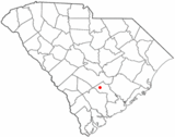 Ubicación en el condado de Dorchester y en el estado de Carolina del Sur Ubicación de Carolina del Sur en EE. UU.