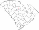 Ubicación en el condado de Fairfield y en el estado de Carolina del Sur Ubicación de Carolina del Sur en EE. UU.