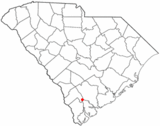 Ubicación en el estado de Carolina del Sur Ubicación de Carolina del Sur en EE. UU.