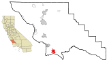 Ubicación en el condado de San Luis Obispo y en el estado de California Ubicación de California en EE. UU.
