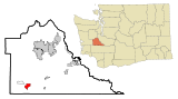 Ubicación en el condado de Thurston en el estado de Washington Ubicación de Washington en EE. UU.