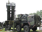 Sistema móvil de misiles superficie-aire MIM-104 Patriot.
