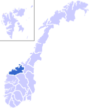 Ubicación de Møre og Romsdal