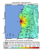 2011 Araucanía earthquake shakemap.jpg