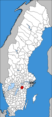 Finspång Municipality on Sweden's municipal map