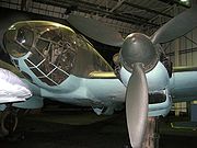 El He 111 H-20 (N.º 701152) en el Museo de la RAF de Londres.
