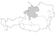 Localização na Áustria