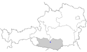 Localización de Reichenau en Austria
