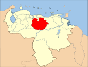 Venezuela Guarico State Location.svg