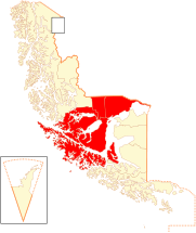 Ubicación de Provincia de Magallanes