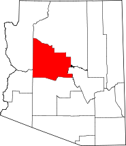 Map of Arizona highlighting Yavapai County.svg