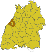 Situación de Distrito de Rastatt