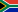 Bandera de Sudáfrica.