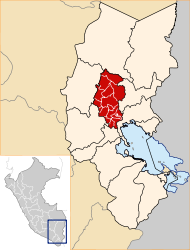 Situación de Provincia de Azángaro