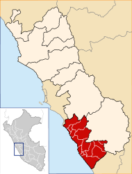 Situación de Provincia de Cañete