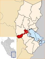 Situación de Provincia de San Román