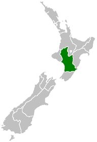 Ubicación de Región de Manawatu-Wanganui