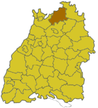 Ubicación de Distrito de Neckar-Odenwald