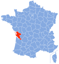 Ubicación de Charente Marítimo