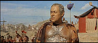 Rex Harrison como Julio César en "Cleopatra" (1963)