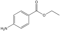 Estructura de la benzocaína