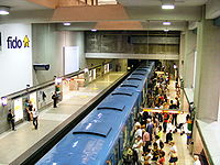 Ferrocarril metropolitano (metro) en Montreal, Canadá