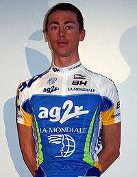 Christophe Edaleine, con el maillot del equipo