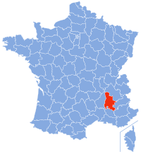 Localización de Drôme en Francia