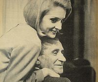 Elena Sedova junto a Adolfo Stray.