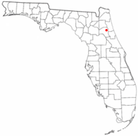 Ubicación de Palatka en el estado de Florida
