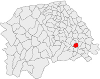 Localización de Fălticeni