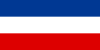 Bandera de la República Federal de Yugoslavia