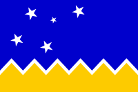 Bandera de la XII Región de Magallanes