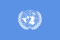 Bandera de Naciones Unidas.