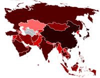 H1N1 Asia map by confirmed cases.svg