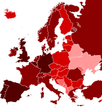 H1N1 Europe Map by confirmed cases.svg