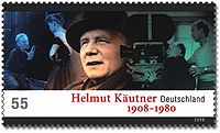 Estampilla conmemorativa alemana del centenario del nacimiento de Helmut Käutner
