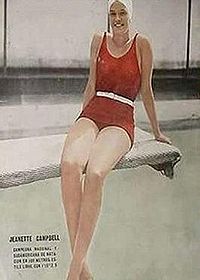 Jeanette Campbell, tapa de El Gráfico, 1935.