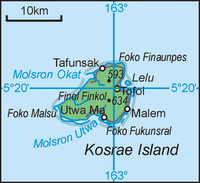 Mapa del Estado de Yap