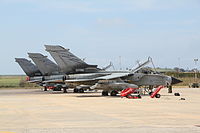 Tornados ECR en el Aeropuerto de Trapani-Birgi durante la Operación Protector Unificado, 1 de abril de 2011.