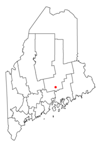 Localización en el Condado de Penobscot, Maine