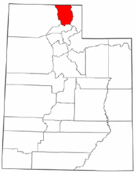 Map of Utah highlighting Cache County.png