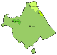 Mapa de Huerta de Murcia (Murcia).svg