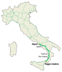 Mappa autostrada A3 Italia.svg